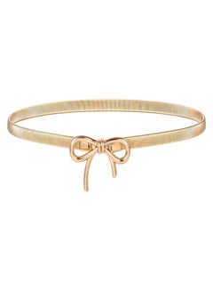 Yolev Gold Waist Belt For Women Dresses Metal Bow Skinny Belts For Women  Adjustable Chain Dress Belt Waistband For Formal Jeans Dresses Shirt price  in Saudi Arabia | Noon Saudi Arabia | kanbkam