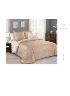 Buy Embrace King Comforter Comforter set 6pcs set glazed cotton King size 1-PC fitted bedsheet 200 * 200cm,1-PCS Comforter 220 * 240 fixed, 4PCS Super Soft Pillowcases in UAE