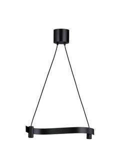 Buy Pendant Lamp Wave Shaped Black 60 Cm in Saudi Arabia