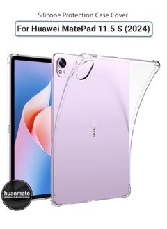 Buy Huawei MatePad 11.5 S Shock Proof Case Cover - Ultra Clear, Durable & Accurate Cut-outs - Scratch, Dust & Smudge Protection - Clear Silicon Back Cover for Huawei MatePad 11.5 S in Saudi Arabia