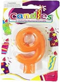 اشتري happy birthday orange candles no.9 في مصر