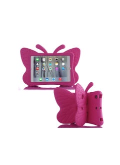 Buy iPad 7 10.2 3D Cute Butterfly Case - Light Weight EVA Stand Shockproof Rugged Heavy Duty Kids Friendly Tablet Case for iPad 10.2 iPad 7th Gen iPad Pink in UAE