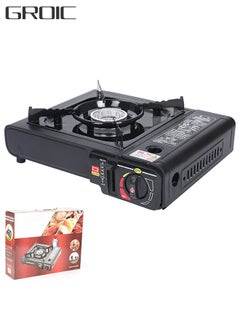 Buy GS-1000 7650 BTU Portable Butane Gas Stove, Cassette Stove Outdoor Portable Butane Camping Gas Stove Single Burner for Camping and Picnic in UAE