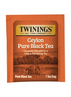 Buy Twinings Ceylon Orange Pekoe Tea Individually Wrapped Tea Bags, 20 Count Pack of 6, Crisp Refreshing Black Tea, Caffeinated in UAE