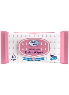 Buy Baby Wipes Ultra Soft & Gentle 40 Piece in Saudi Arabia