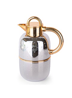 Buy Vacuum Flask Tea And Coffee Marina Vacuum Flask  1.0  Gold/Chorme in Saudi Arabia