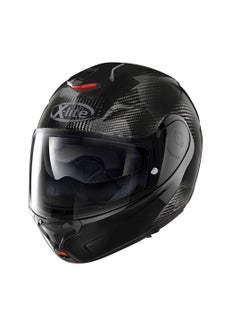 اشتري X-Lite X-1005 Ultra Carbon Dyad 002 Flat Black Flip-Up Motorcycle Helmet-2X-Large في الامارات