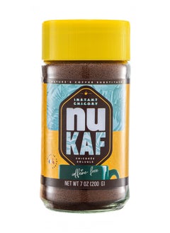 Buy nuKAF By Gourmanity 7oz/200g Instant Chicory Powder From France, Kosher Instant Coffee Substitute, Chickory Powder For Coffee, Chicory Root Coffee Instant, All Natural 100% Chicory in UAE