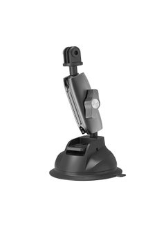 اشتري TELESIN TE-SUC-010 Aluminum Alloy Suction Cup Mount with Double Ball Head 1/4 Inch Screw Replacement for GoPro 11 10 9 Action Camera ILDC Smartphone في الامارات