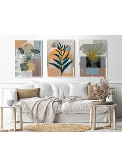 Buy Canvas Wall Art, Abstract Framed Portrait of Botanical art in Boho style in Egypt