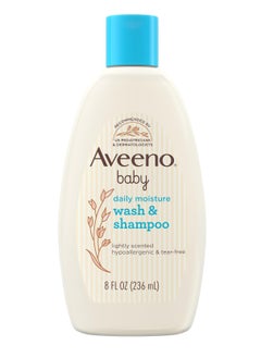 Buy Aveeno Kids Daily Moisturizing Wash & Shampoo 236ml in Saudi Arabia