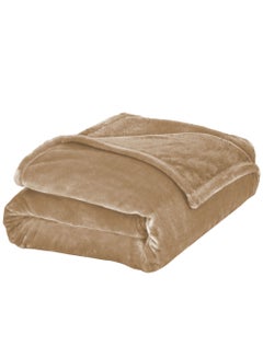 Buy Lightweight Velvet Blanket, Mora Series, 350GSM, Double Size 260 x 240 cm, Extra Soft All Season Fleece Blanket, Bed And Sofa Blanket in Saudi Arabia