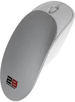 Buy 2B (MO307) 2.4G Wireless Mouse With Movable Cover - WhiteSilver in Egypt