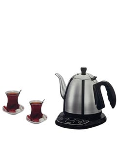 Buy Arabic coffee and tea maker 1 liter Prepare brewed tea according to your mood within 10 minutes - Choose the duration of tea boiling with a notification alarm to put tea and sugar - Automatic shutdown in Saudi Arabia