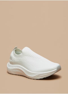 Buy Women's Solid Mesh Slip-On Sports Shoes in Saudi Arabia