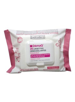 Buy Make Up Remover Wipes For All Skin Types 25's 1627 in UAE