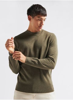 Buy High Neck Knitted Sweater in UAE