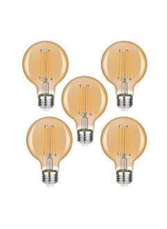 Buy G95 Vintage Edison LED Filament Light Bulbs E27 5PCS in Saudi Arabia