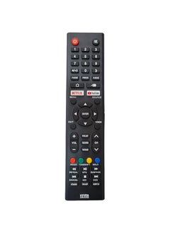 اشتري New Replacement Remote Control, Remote Control Fit, Universal Remote Control Compatible with Ikon Smart TV with Netflix and Youtube Button في الامارات