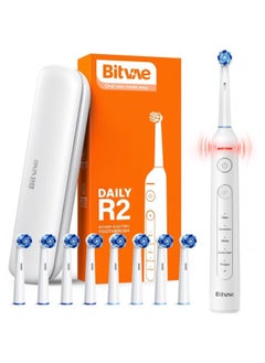 Buy Bitvae BVR2 Tooth Brush With 8 Heads And Travel Case in Saudi Arabia