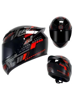 Buy Full Face Motorbike Helmet Motorcycle Adult Rider Biker Sports Crash Helmet in Saudi Arabia