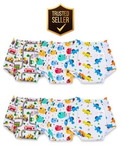 اشتري Padded Waterproof Pull Up Underwear Pack Of 6 Potty Training Pants For Babies Pull Up Unisex Trainers For 1-2 Yrs في السعودية