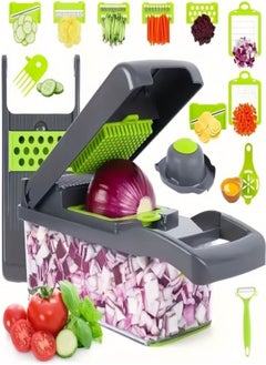 Buy Vegetable Slicer, All-in-one Kitchen Vegetable and Fruit Divider, Vegetable Cutter/grater/slicer, Suitable for Potatoes, Carrots, Cucumbers in Saudi Arabia