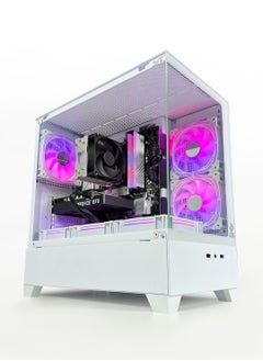 Buy Nova Skye Gaming PC - Intel Core i5-11400F Processor | NVIDIA RTX 3060 12GB GPU | 32GB DDR4 RAM | 1TB M.2 NVMe SSD | AG300 Air Cooler | WiFi + Bluetooth Ready | Windows 11 Pro | Game Sekret Desktop Computer Tower (White) in UAE