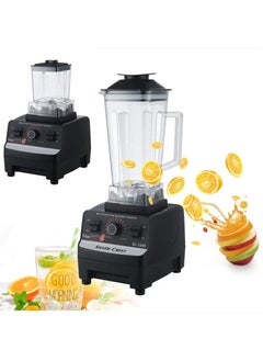 Buy Double Jar 2.5L 4500W BPA Free Heavy Duty Blender Mixer Electric High Speed Juicer Food Processor Ice Smoothies Crusher Blander in UAE