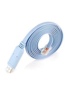 اشتري USB Console Cable USB to RJ45 Console Cable Compatible with Routers Switch Windows 7 8 10 في السعودية