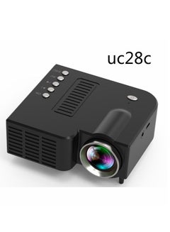 Buy UC28C mini micro portable projector home led projector HD in Saudi Arabia