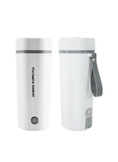 Buy Portable Electric Kettle Stainless Steel Liner Travel Electric Cup Household Mini Heating Teapot Quick Cooking Single Cup Water Heater 400ml Thermos in Saudi Arabia