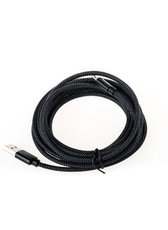 اشتري Budi C To Lightning Charger Cable Budi Aluminum Shell Charger Cable M8J180L 3M - Black في الامارات