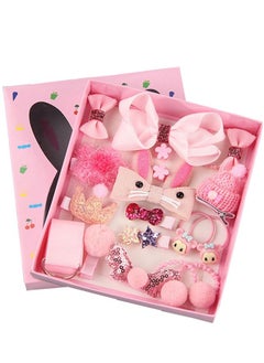 Buy 18-Piece Cute Korean Style hair accessories in Saudi Arabia