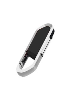 اشتري USB Flash Drive, Portable Metal Thumb Drive with Keychain, USB 2.0 Flash Drive Memory Stick, Convenient and Fast Pen Thumb U Disk for External Data Storage, (1pc 16GB Black) في السعودية