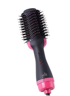 Buy Hair Dryer Hot Air Brush Styler MO-82 - 1200W And Volumizer Hair Straightener Curler Comb Roller One Step Electric Ion Blow Dryer Brush in Egypt