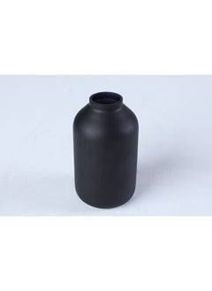 اشتري Modern Bodiour Vase 12x7cm Matt Black في الامارات