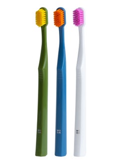 Buy WOOM Toothbrush 6500 Ultra Soft for Sensitive Teeth and Gums, 3 pack in UAE