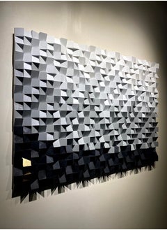 اشتري Black And White Wood Wall Art By Woodeometry في مصر