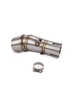 Buy Motorcycle Exhaust Middle Pipe Stainless Steel Muffler Section Adapter for Kawasaki Z250 08-15ninja300 13-16 in Saudi Arabia