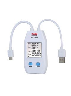 Buy USB Power Meter LCD USB Tester Detector Voltmeter Ammeter Digital Power Capacity Tester (UT658-Dual) in UAE