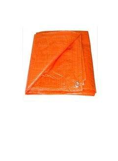 اشتري غطاء أرضي مقاوم للماء غطاء خيمة مأوى غطاء مطر مقاوم للغبار غطاء مشمع (40 × 40 ، برتقالي) في الامارات