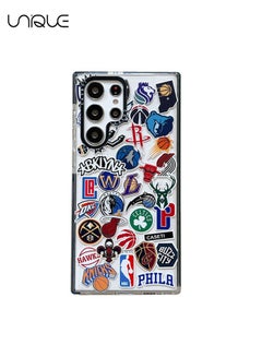 Buy Compatible with Samsung Galaxy S23 Ultra Phone Case, Team LOGO Phone Case, Stylish Phone Case, Clear Phone Case, TPU Slim Shockproof Protective Case in UAE