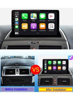 Buy Android Screen For BMW X3 E83 2004 To 2012 4GB RAM Support Apple Carplay Android Auto Wireless QLED Screen Built In DSP AHD Camera Included SIM Card Support Bluetooth in UAE