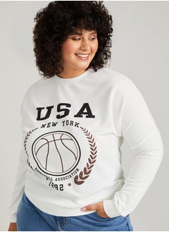 Buy Plus USA Graphic Print Sweatshirt in Egypt