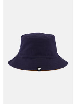 اشتري Women Embroidered Logo Bucket Hat, Navy Blue/Orange في الامارات