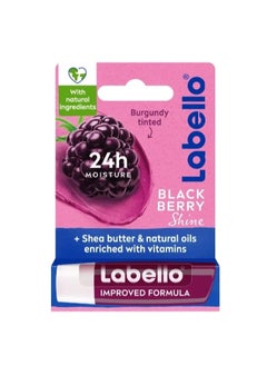 Buy Labello 24 Hours Melt In Lip Care Moisturizer Blackberry Shine 4.8 G in Saudi Arabia