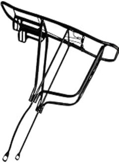 Buy Motorcycle Black Plated Aluminium Metal Rack - 26in in Egypt