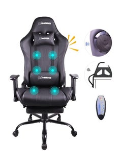 اشتري COOLBABY Gaming Chair Ergonomic Office Massage Chair,180° Recliner System,2D Adjustable Arm-Rest With Massage and Bluetooth Speaker and Footrest في الامارات