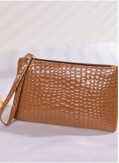 Buy Crocodile Pattern Women's Bag Change Bag Mobile Phone Small Square Bag in UAE